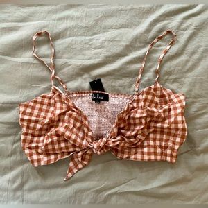 Lulu’s Gingham Crop Top
